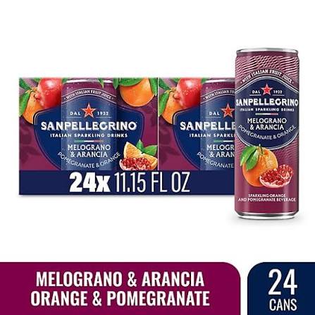 San Pellegrino Italian Sparkling Drink, Melograno & Arancia, 11.15 fl oz, 24-count. bulk pack available from Crabtree Supply. Fast local delivery and nationwide shipping.