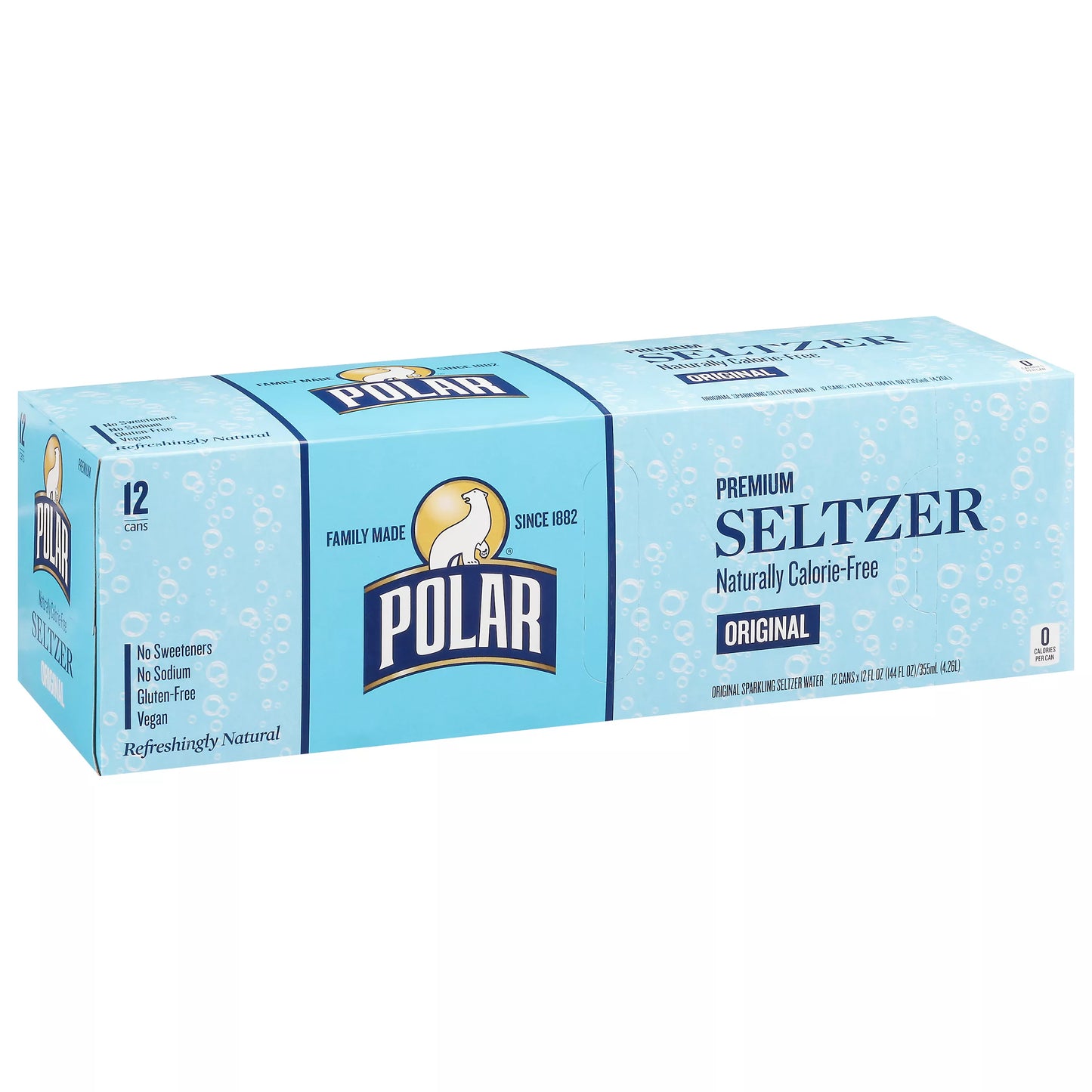 Polar Seltzer, Premium, Original bulk pack available from Crabtree Supply. Fast local delivery and nationwide shipping.