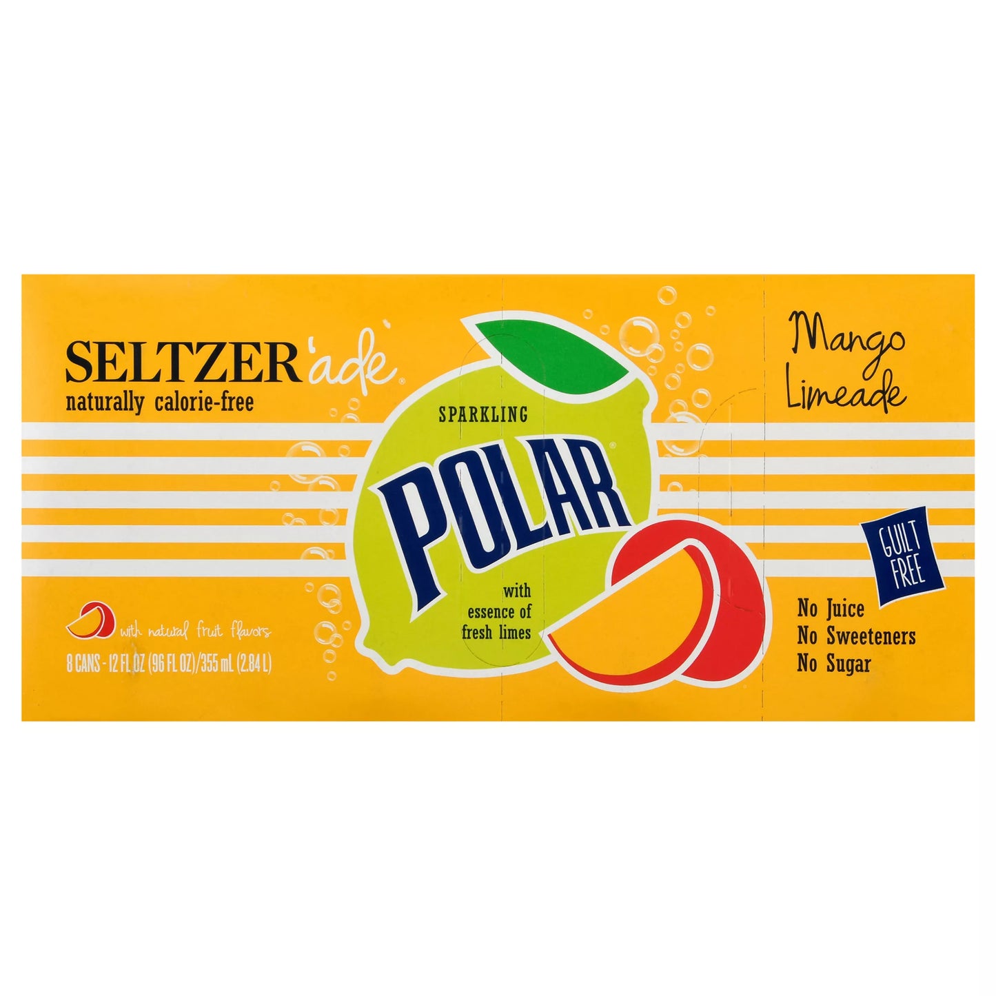 Polar Seltzer Ade, Mango Limeade bulk pack available from Crabtree Supply. Fast local delivery and nationwide shipping.