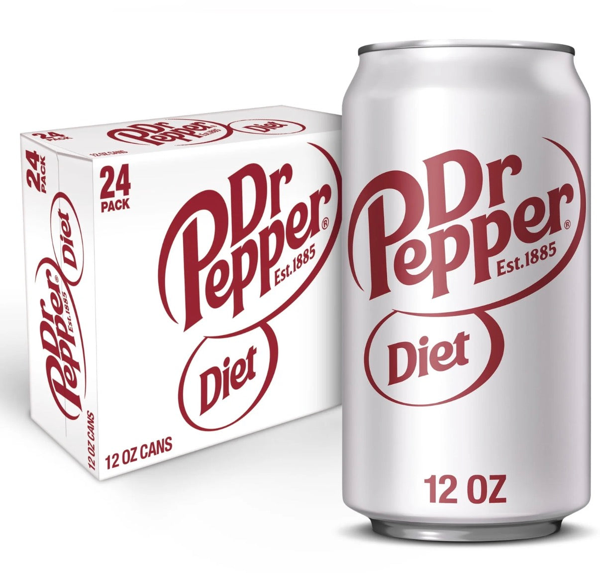Diet Dr Pepper Diet Original Soda Economy Case (24 ct, 12 oz)