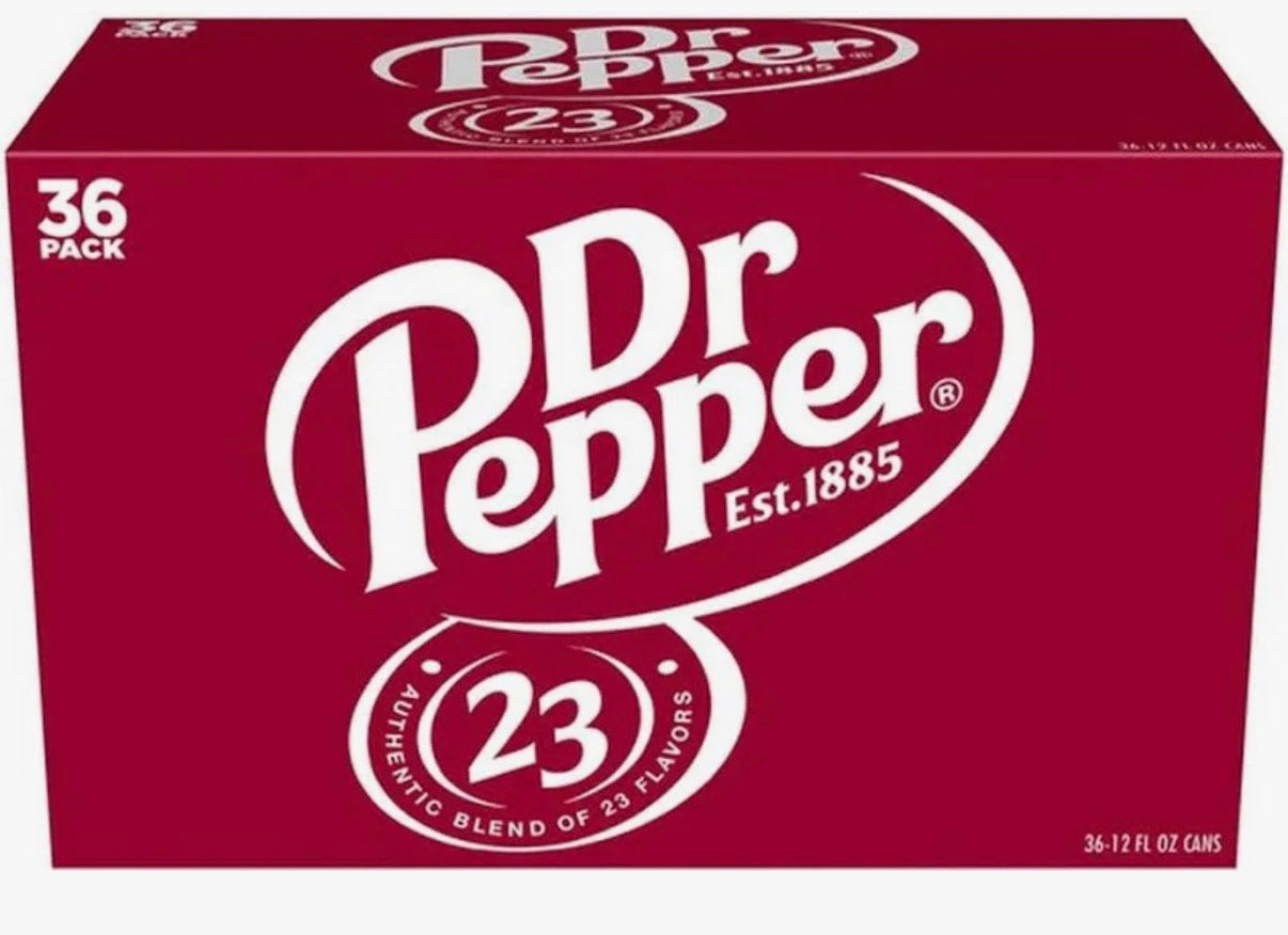 Dr Pepper Original Soda (36 ct, 12 oz)