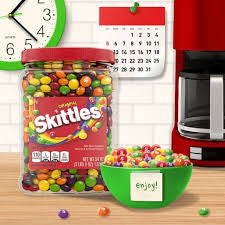 Skittles Chewy Candy Bulk Jar, Original Fruity Candy, 54 oz. – alternate product view 3