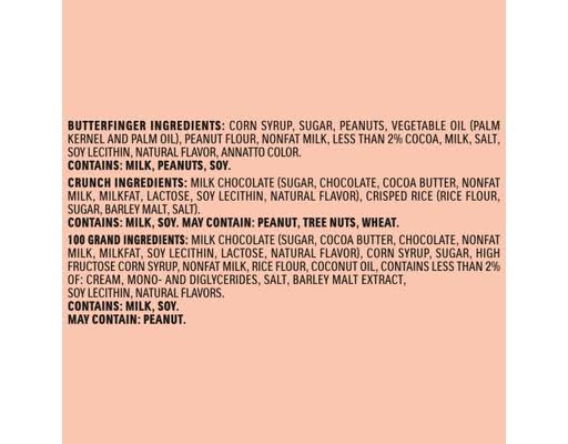 Butterfinger, Crunch, 100 Grand, Kinder & More Variety Candy, 140 ct. – alternate product view 5