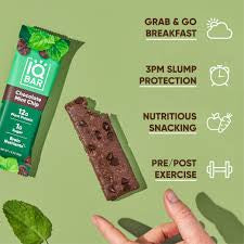 IQBAR Plant Protein Bars, Chocolate Sea Salt & Chocolate Mint Chip Variety Pack, 12g Protein, 12 â alternate product view 3