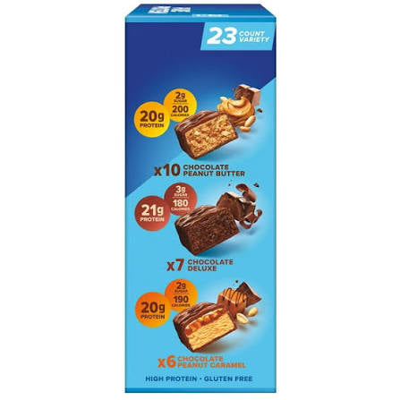 Pure Protein Bars Chocolate Variety Pack, 20-21g Protein, 23 ct. â alternate product view 3