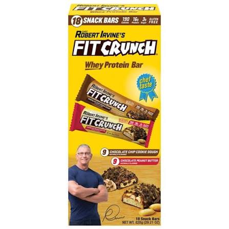 FITCRUNCH High Protein Baked Bars Variety Pack, Gluten Free, 16g Protein, 3g Sugar, 18 ct./1.62 – alternate product view 2