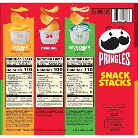 Pringles Snack Cups Variety Pack, 48 Count – alternate product view 4