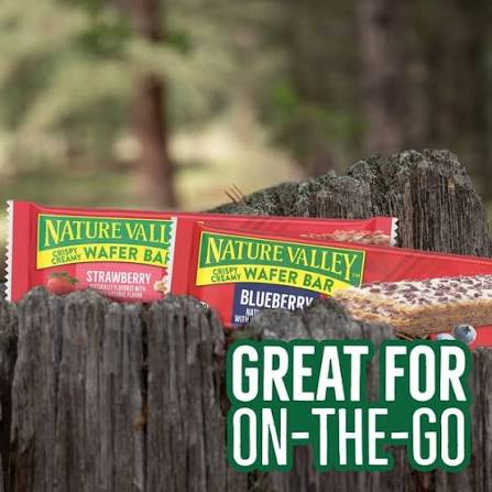 Nature Valley Crispy Creamy Wafer Bars Variety Pack Strawberry and Blueberry, 28 ct./1.3 oz. – alternate product view 6