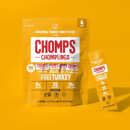 Chomps Chomplings Original Turkey Mini Meat Snack Sticks, 24 ct./0.5 oz. – alternate product view 6