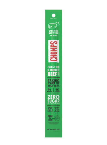 Chomps Jalapeno Grass-Fed Beef Meat Sticks, 12 ct./1.15 oz. – alternate product view 4