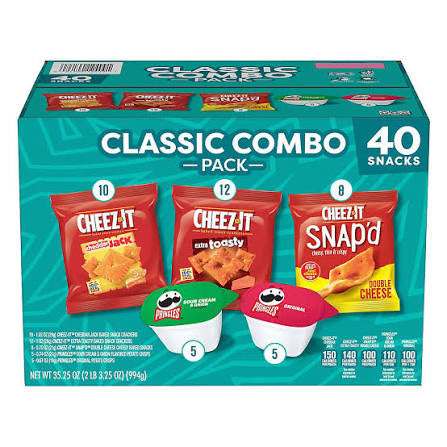 Kellogg's Assorted Snacks Variety Pack Lunch Snacks, 40 ct. product packaging