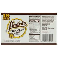 Linden's Chocolate Chip Cookies, 18 pk.