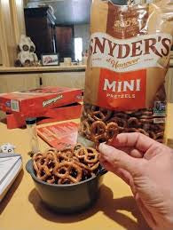 Snyder's of Hanover Mini Pretzels Canister, 40 oz.