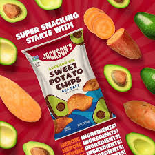 Jackson's Avocado Oil Sea Salt Sweet Potato Chips, 5 oz.
