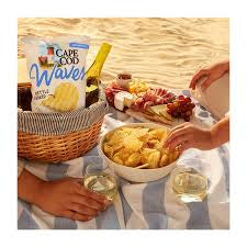 Cape Cod Waves 40% Less Fat Sea Salt Kettle Cooked Potato Chips, 7.5 oz.