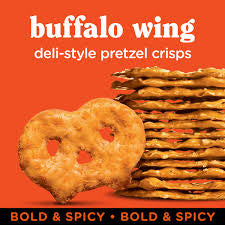 Snack Factory Buffalo Wing Pretzel Crisps Party Size, 14 oz.