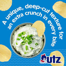 Utz Ripples Original Potato Chips Family Size, 7.75 oz.