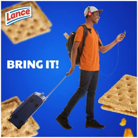 Lance Sandwich Crackers Whole Grain Cheddar Cheese, 10 ct.
