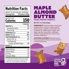 Quinn Maple Almond Butter Filled Pretzel Nuggets, 5 oz.