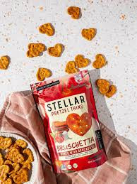 Stellar Bruschetta Pretzel Thins, 7.2 oz.