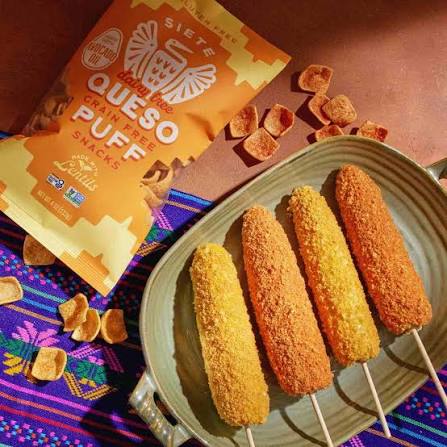 Siete Dairy Free Queso Grain Free Puff Snacks, 4 oz.