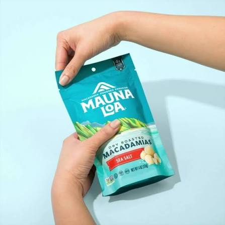 Mauna Loa Sea Salt Dry Roasted Macadamias, 4 oz.