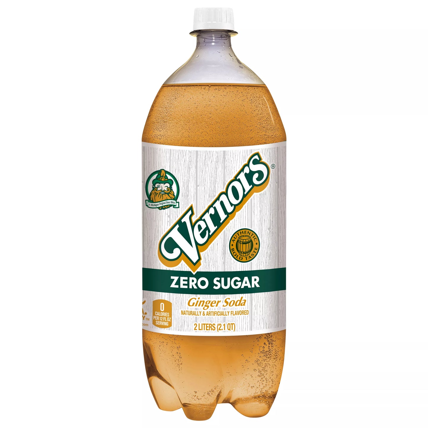 Vernors Zero Sugar Ginger Soda 2 liter