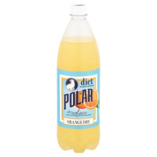 Polar Sparkling Beverage, Diet, Orange Dry 1 liter bulk pack available from Crabtree Supply. Fast local delivery and nationwide shipping.