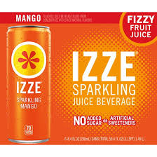 Izze Juice Beverage, Sparkling, Mango Flavored 6 x 8.4 fl. oz. bulk pack available from Crabtree Supply. Fast local delivery and nationwide shipping.