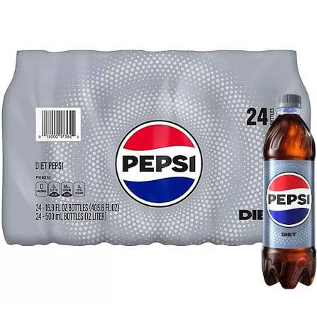 Diet Pepsi 16.9 fl. oz., 24 pk. bulk pack available from Crabtree Supply. Fast local delivery and nationwide shipping.
