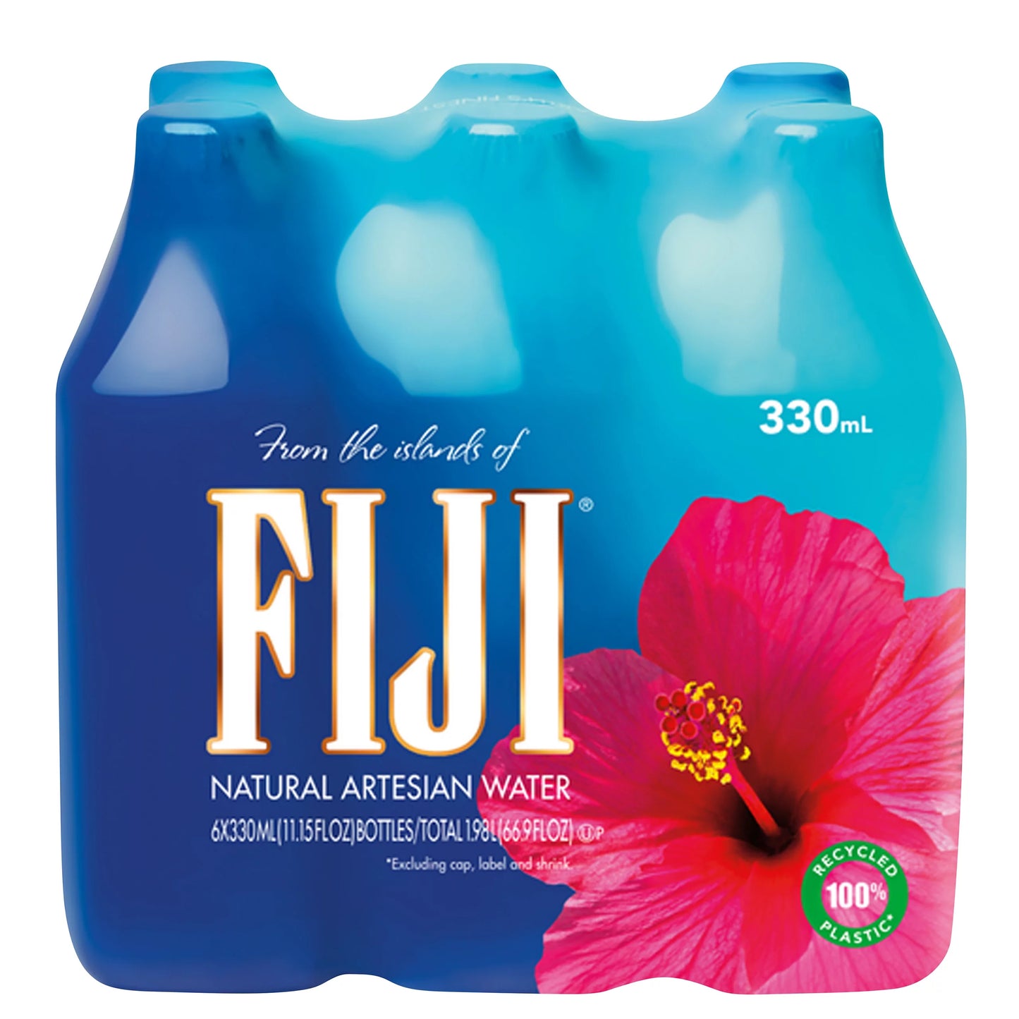 FIJI Natural Artesian Bottled Water 66.9 fl. oz. bottle