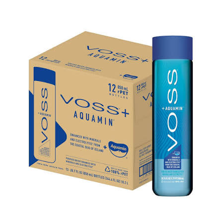 Voss Aquamin Enhanced Water, 12 pack of 850 ml bottles