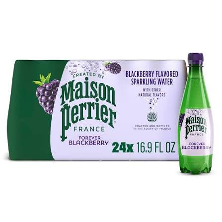 Maison Perrier Blackberry Sparkling Water, 24 pack of 16.9 fl. oz. bottles