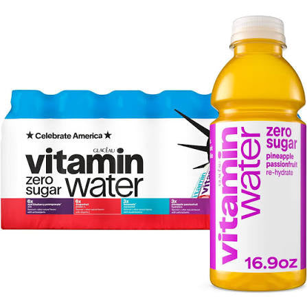 Glaceau Vitaminwater Zero Variety Pack, 18 pack of 16.9 fl. oz. bottles