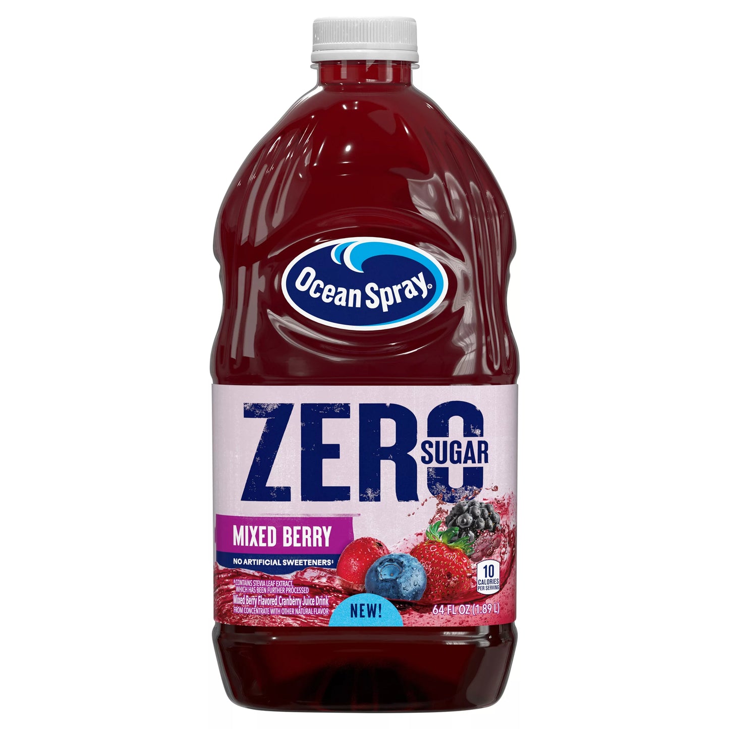 Ocean Spray Juice Drink, Cranberry Mixed Berry, Zero Sugar, 64 fl. oz. bottle