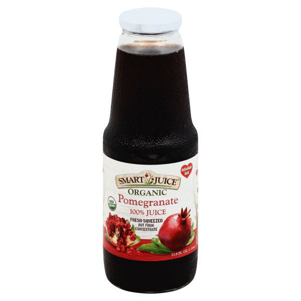 Smart Juice 100% Organic Pomegranate Juice, 33.8 fl. oz.
