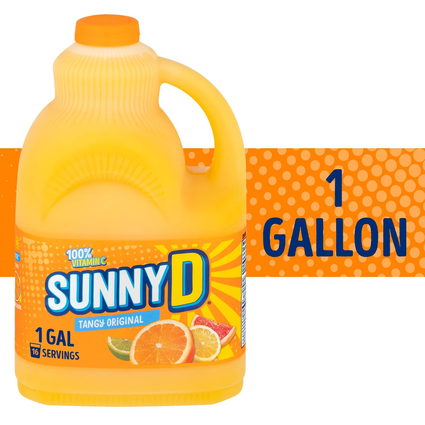 SunnyD Tangy Original Orange Juice Drink 1 Gallon Bottle 128 fl. oz.