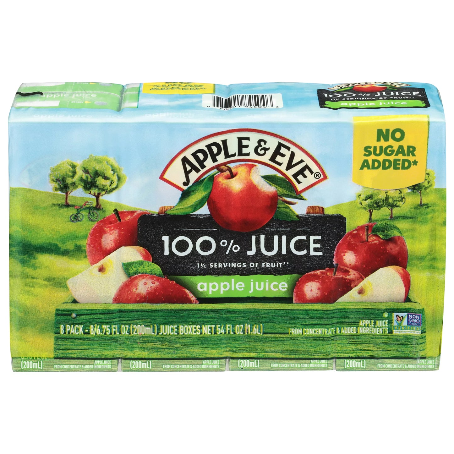 Apple & Eve No Sugar Added Apple Juice, 54 fl. oz. package