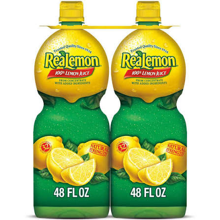 ReaLemon 100% Lemon Juice, 48 fl. oz. bottles, 2 pk.