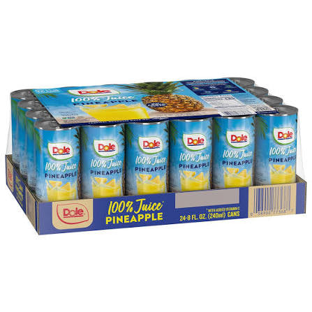Dole 100% Pineapple Juice, 8 fl. oz., 24 pk.
