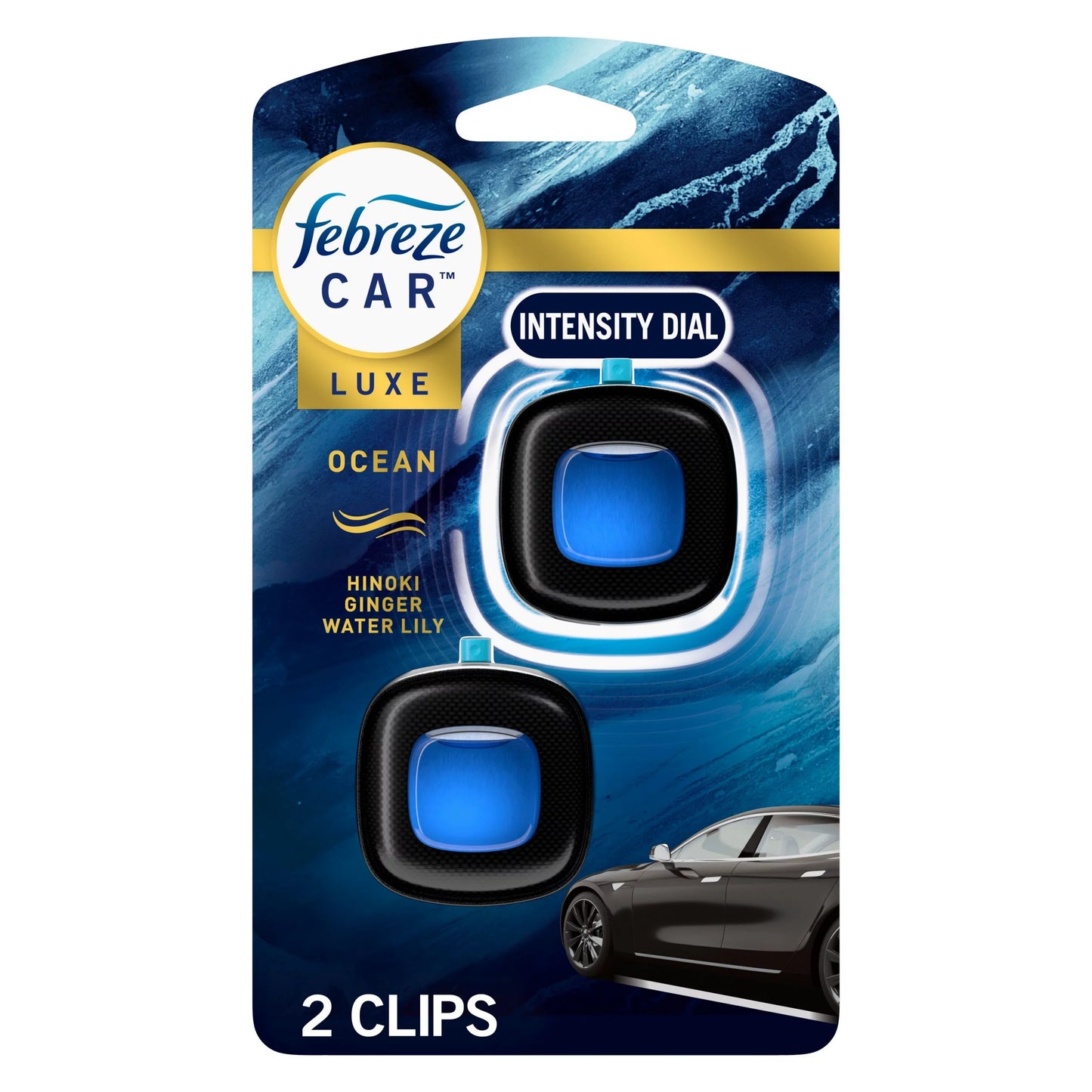 Febreze Car Air Freshener Odor-Fighting Automotive Vent Clip Ocn 0.14 fl. oz.