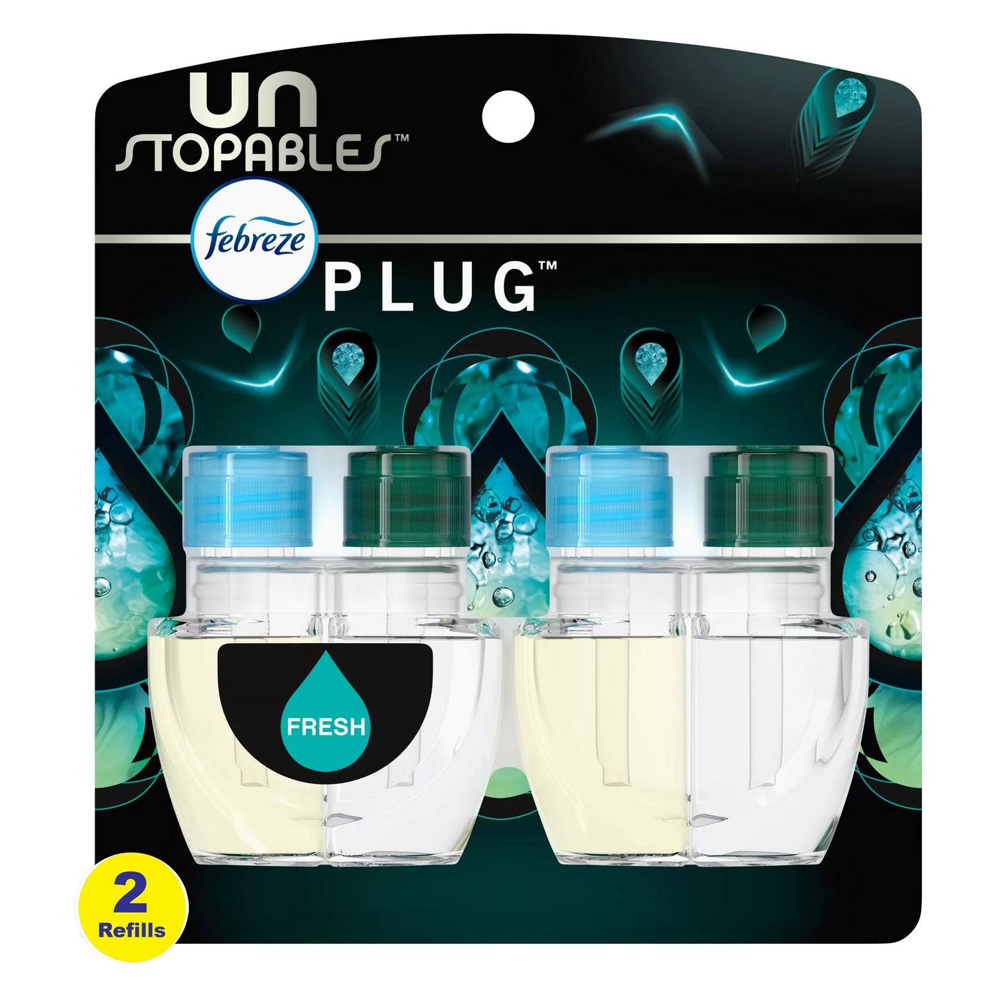Febreze Unstopables PLUG Air Freshener, Fresh, Oil Refill 1.75 fl. oz.