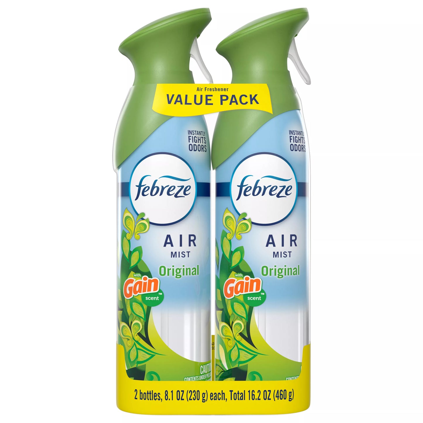 Febreze Air Mist Original with Gain Scent Air Freshener Value Pack 16.2 ounce