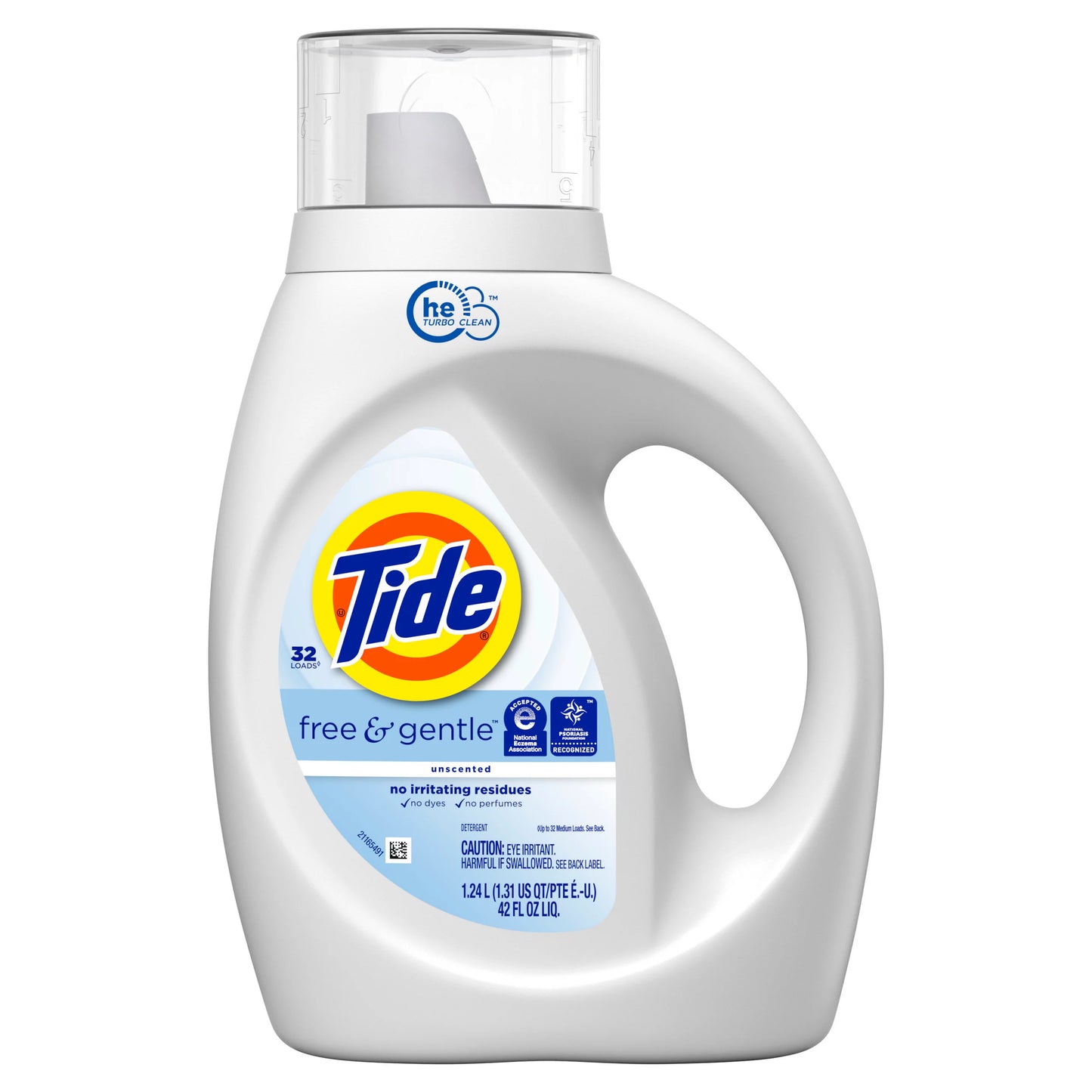 Tide Free & Gentle Liquid Laundry Detergent 42 fl. oz.