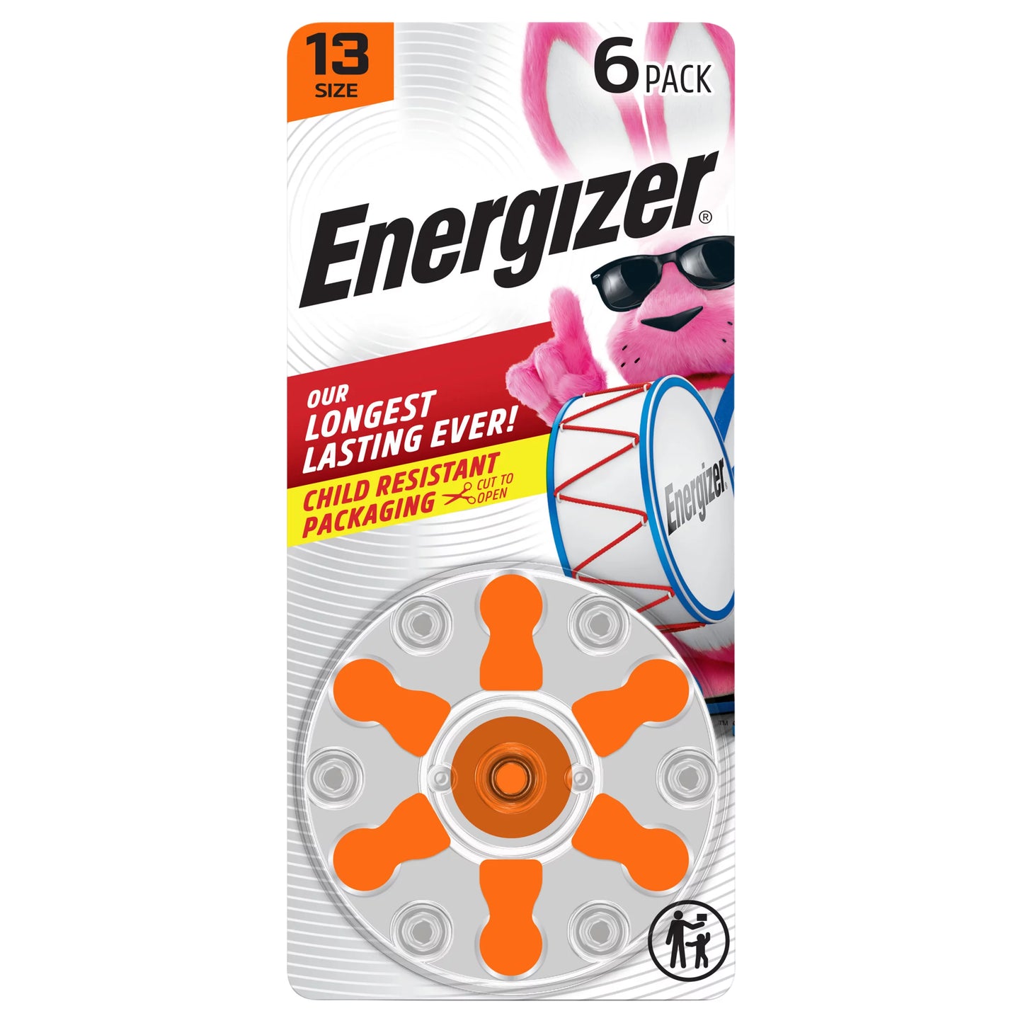 Energizer Size 13 Batteries 6 ct.