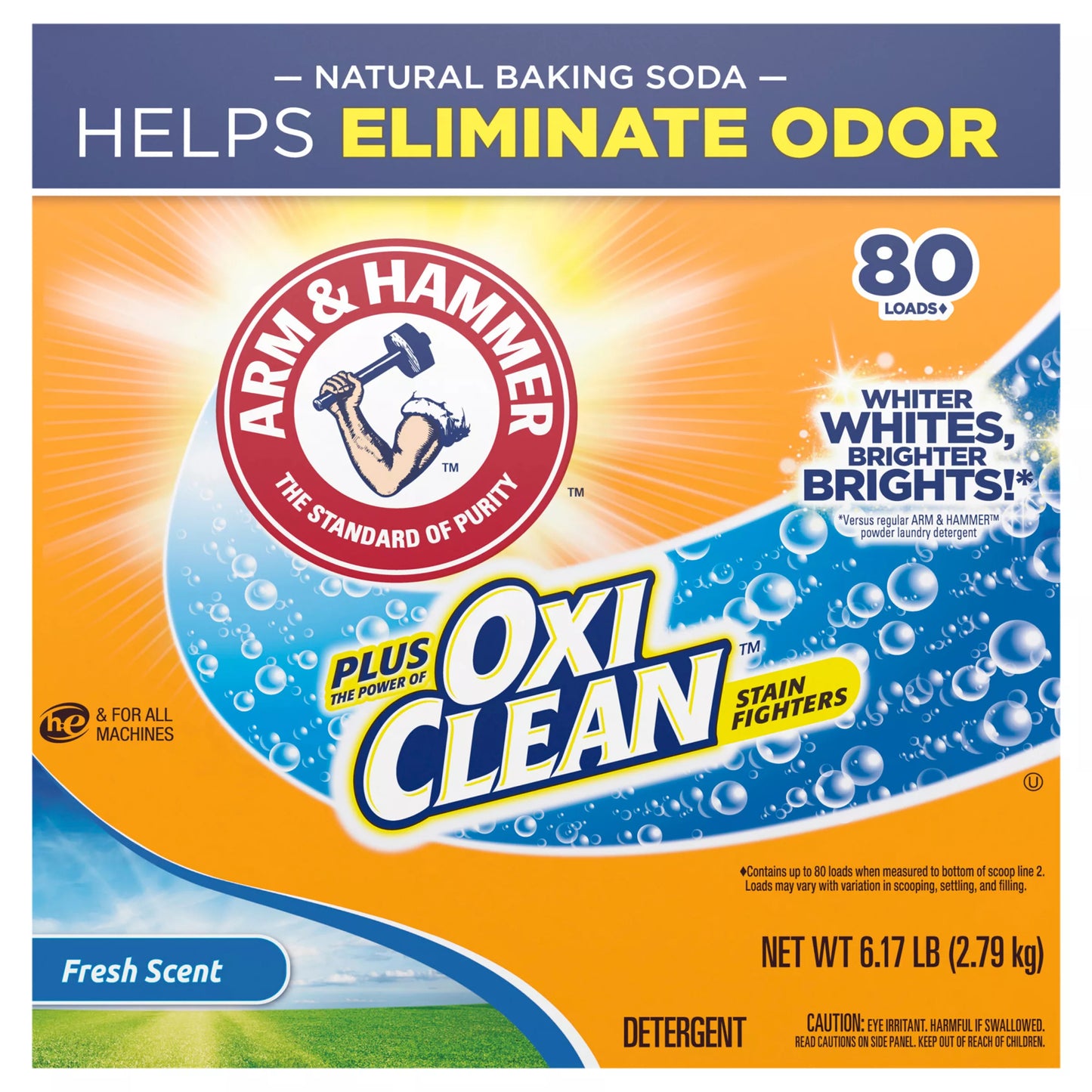Arm & Hammer Plus OxiClean Stain Fighters Fresh Scent Detergent 6.16 lb.