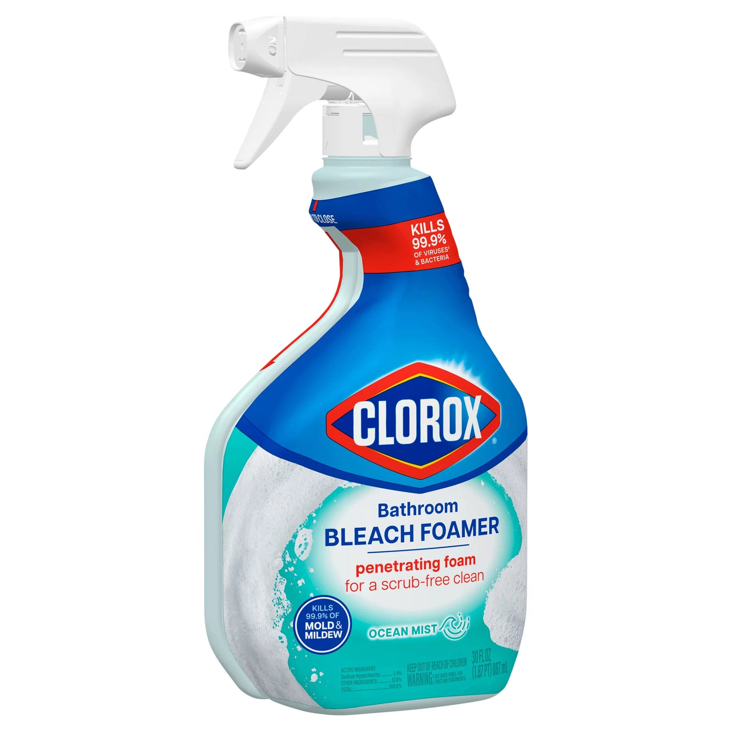 Clorox Bathroom Ocean Mist Bleach Foamer 30 fl. oz.
