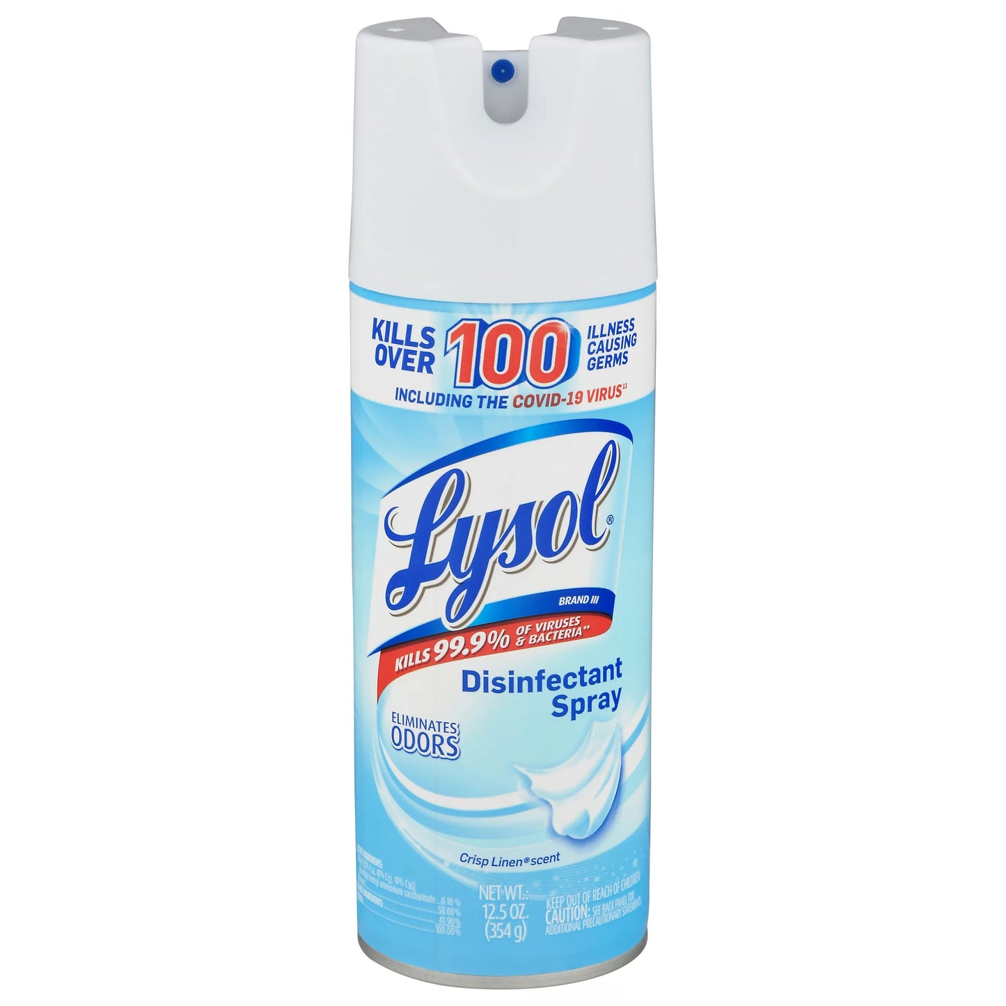 Lysol Disinfectant Spray, Crisp Linen Scent 12.5 ounce