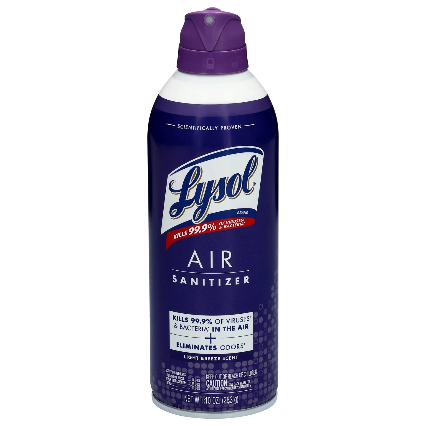 Lysol Light Breeze Scent Air Sanitizer 10 ounce