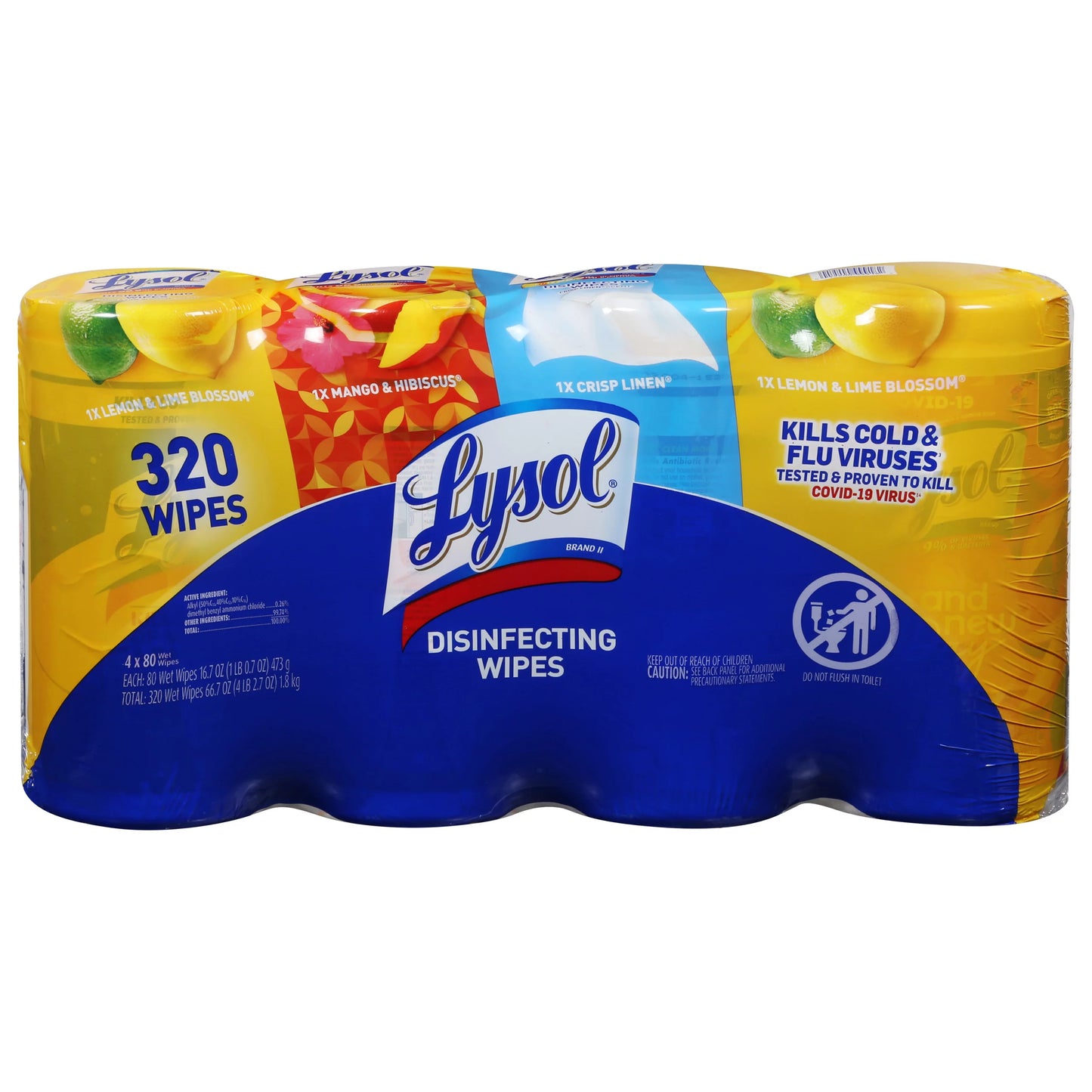 Lysol Disinfecting Wipes 320 ct.